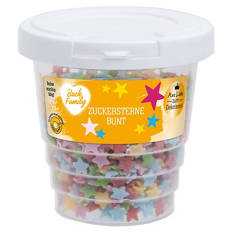 Streudekore, Sterne bunt 60 g