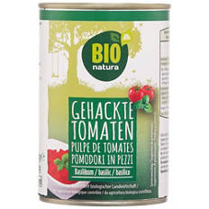 Pomodori a pezzetti, basilico