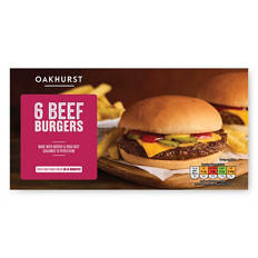 Beef Burgers 6 Pack