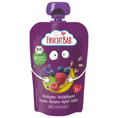 Bio-Frucht, Himbeer-Traube-Banane