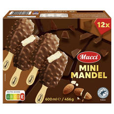 Mini Stieleis Mandel 600 ml, Vollmilchschokolade