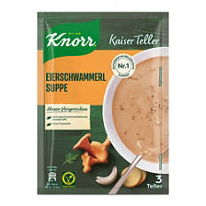 Kaiserteller/Feinschmeckersauce, Eierschwammerlsuppe