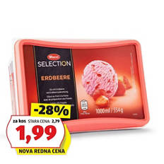 Premium sladoled, jagoda