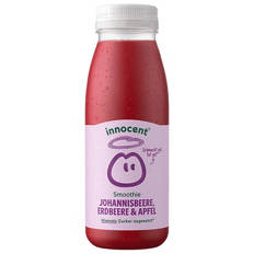 Smoothie 250 ml, Johannisbeere, Erdbeere und Apfel