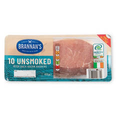Unsmoked Back Bacon Rashers 10 Pack
