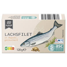 Lachsfilet 120 g, Geräuchert