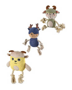 Dog Plush & Rope Toy