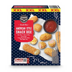 Boîte de snacks de fête XXL, à l'américaine