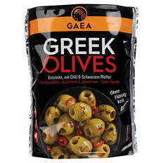 Oliven 150 g, Chili & Pfeffer
