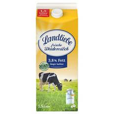 Frische-Weidemilch 3,8 % 1,5 l