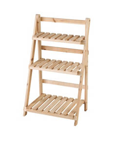 3-Tier Wooden Plant Shelves