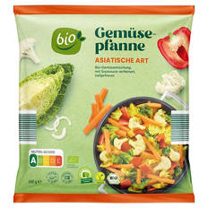 Bio-Gemüsepfanne 600 g, Asiatische Art