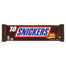 Twix - Mars - Snickers 10er-Pack, Snickers 500g