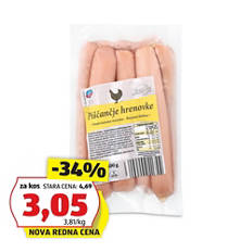 Piščančje hrenovke