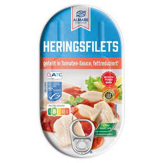 Heringsfilet in Tomatensauce 200 g, fettreduziert