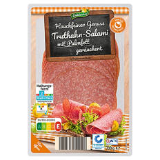 Delikatess Salami Aufschnitt 200 g, Truthahn