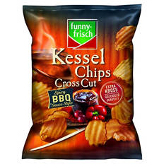 Kesselchips 120 g, Spicy BBQ-Sauce