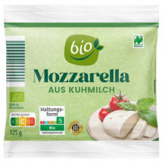 Bio-Mozzarella 125 g