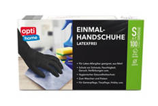 Handschuhe Nitril 100 Stück, Schwarz S
