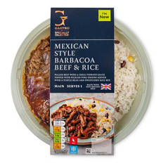 Mexican Style Beef Barbacoa Beef & Rice