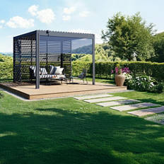 Pergola aus Stahl 300 x 300