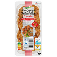 Geflügelfrikadellen 500 g, Mini-Paprika