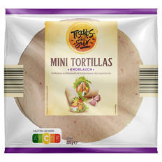 Mini-Tortillas 220 g, Knoblauch