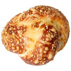 Laugenknopf mit Käse