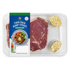 Rump Steaks with Pesto Butter