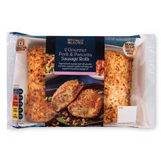 Gourmet Pork & Pancetta Sausage Rolls 2 Pack