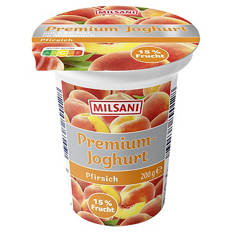 Premium-Joghurt 200 g, Pfirsich