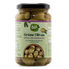 Griechische Oliven gefüllt, Knoblauch
