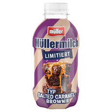 Müllermilch 400 ml, Salted-Caramel-Brownie