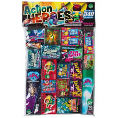 Kleinfeuerwerk, Action Heroes, 20-teilig