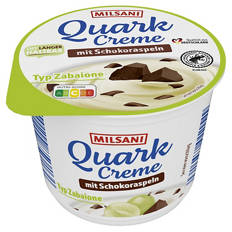 Quarkcreme mit Schokoraspeln 200 g, Erdbeere