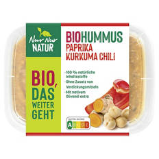 Bio-Hummus 150 g, Paprika-Kurkuma