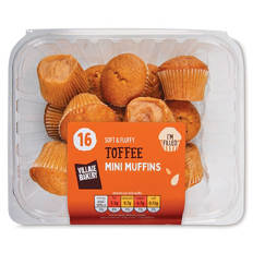 Toffee Filled Mini Muffins