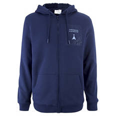 Outdoor-Sweat-Jacke, Blau, M