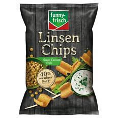 Linsen Chips 90 g, Sour Cream