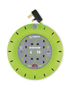 10 Metre 4 Socket Cable Reel