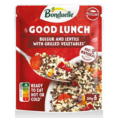 Good Lunch készétel, bulgur és lencse, 250 g