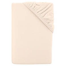 Jersey Spannbetttuch Doppelbettgröße, Weiß