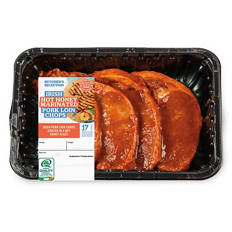 Hot Honey Marinated Pork Chops