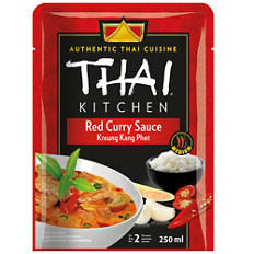 Sauce pour mijoter au curry rouge