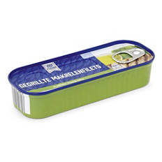 Grillezett makréla, olívaolajban, 120 g (90 g)