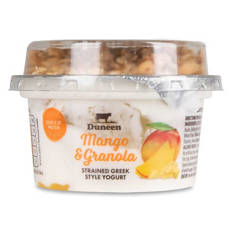 Mango & Granola Strained Greek Style Yogurt