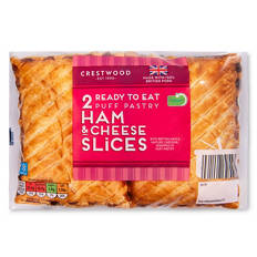 Puff Pastry Ham & Cheese Slices 2 Pack
