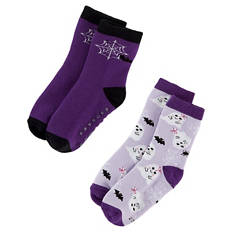 Kinder Anti-Rutsch Socken, Lila, 23/26