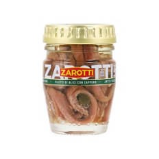 Filetti di alici in olio di oliva, con capperi