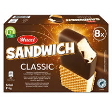 Sandwich glacé, classique